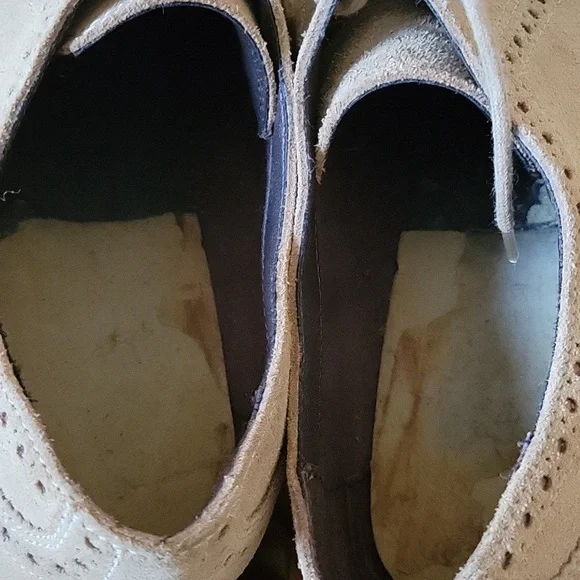 Cole Haan Tan Suede Oxfords - Picture 11 of 12